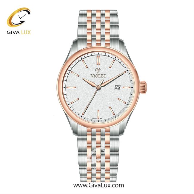 ساعت مچی اورجینال مردانه ویولت VIOLET نقره ای-رزگلد | رزگلد-نقره ای| نقره ای| کد رفرنس 0629/2